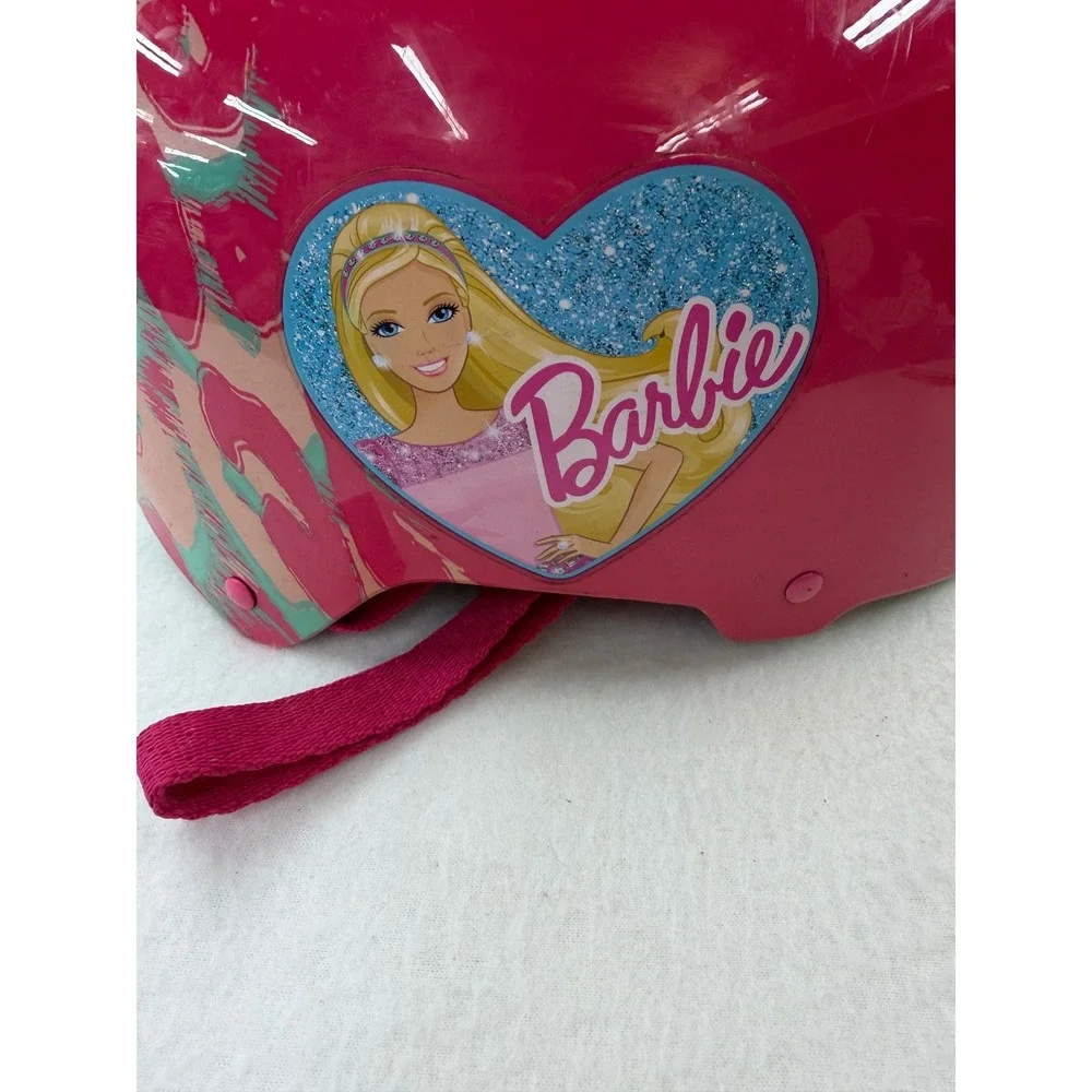 Barbie Pink Skateboarding Roller Skating Helmet Girls Child Size 52-54cm